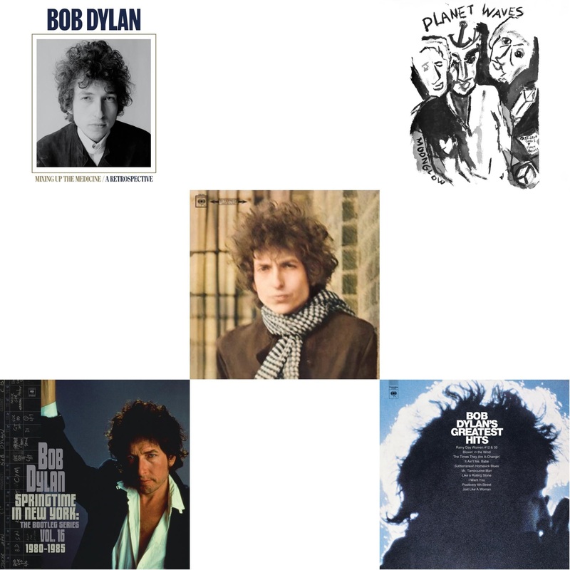 Bob Dylan – Mixing Up The Medicine & Springtime In New York: The Bootleg Series Vol. 16 (1980-1985) (2LP) & Blonde On Blonde & Planet Waves (150G LP Vinyl/Dl) & Greatest Hits (150G/Dl Card)