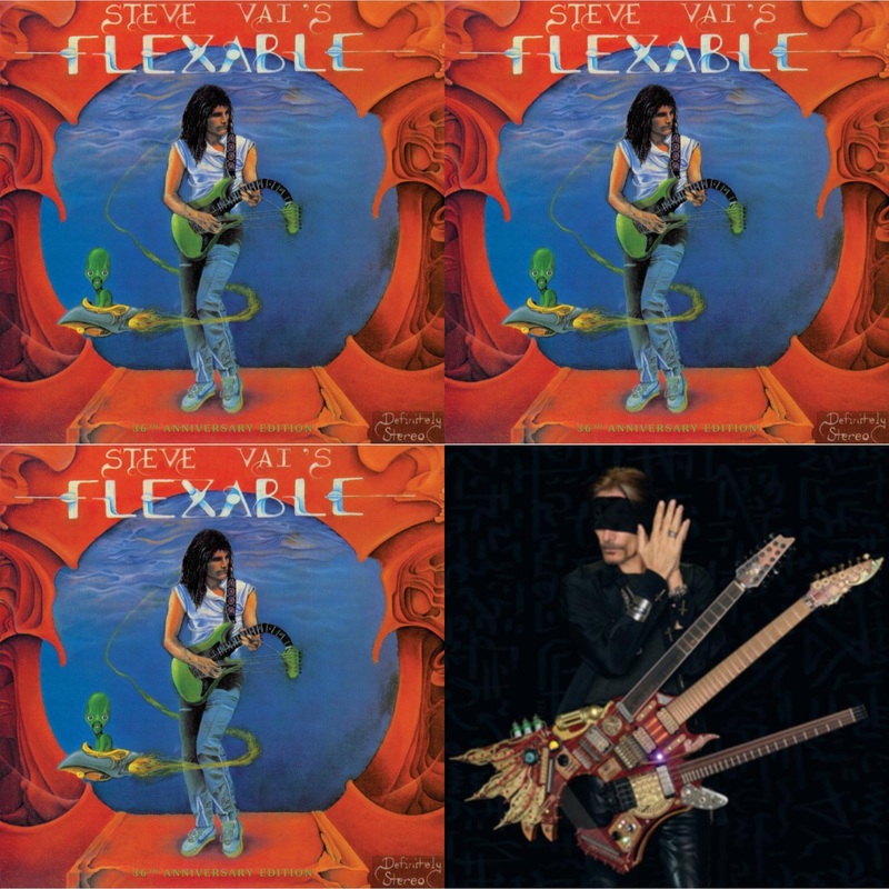 Steve Vai – Flex-Able (36Th Anniversary/Clear Disc LP Vinyl) & Flex-Able (36Th Anniversary/Picture Disc) & Flex-Able (36Th Anniversary/180G) & Inviolate
