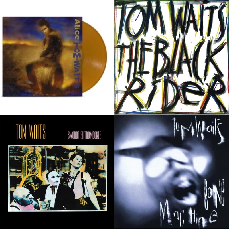Tom Waits – Alice & Black Rider (Remaster) & Swordfishtrombones (Remaster) & Bone Machine (Remaster) – LP Vinyl Bundle
