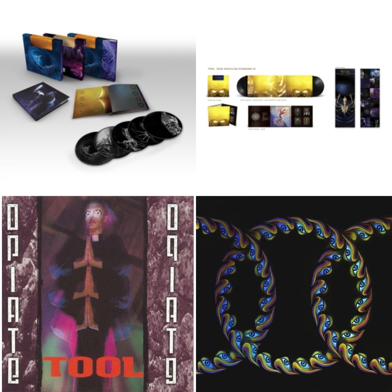 Tool – Fear Inoculum (Le) (Limited/180G/5LP/Etching Side) & Fear Inoculum (3LP/180G) & Opiate Ep & Lateralus (2LP/Picture Disc/4 Different Images/Holographic Gatefold)