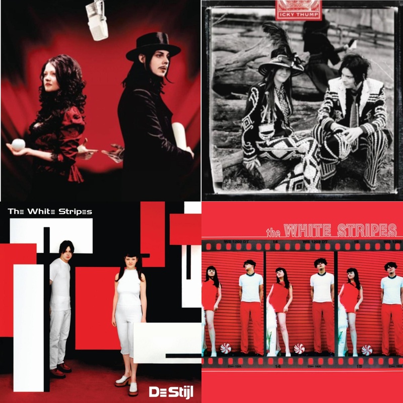 White Stripes – Get Behind Me Satan (2LP) & Icky Thump (2LP) & De Stijl & White Stripes