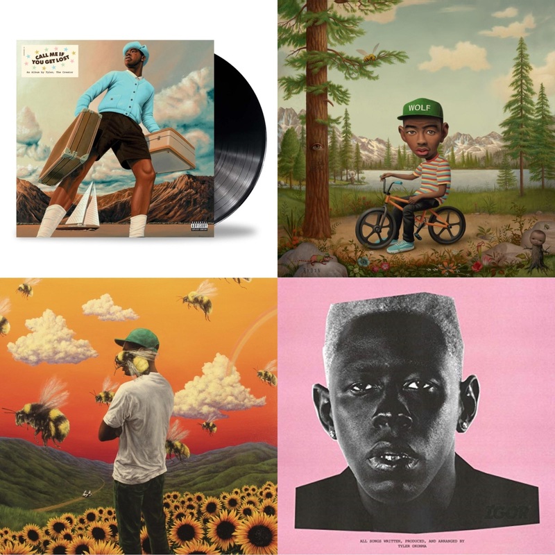 The Creator Tyler – Call Me If You Get Lost (X) (2LP) & Wolf (X) (2LP/Hot Pink Vinyl) & Flower Boy (2LP/150G) & Igor (X) (150G)