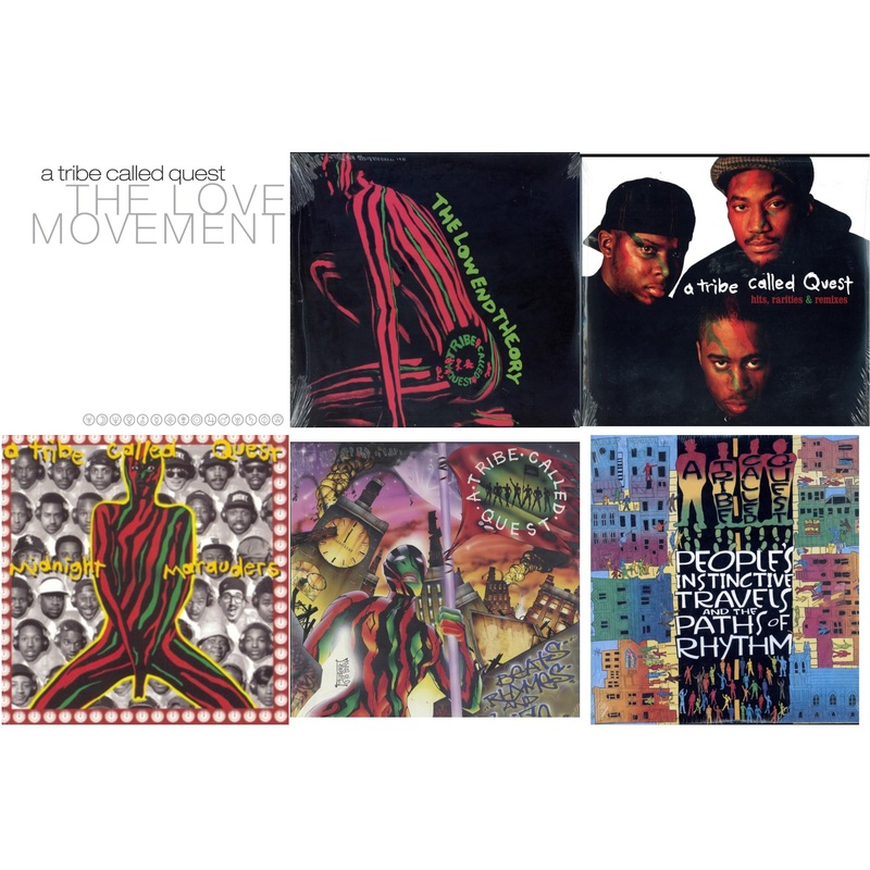 Tribe Called Quest – Love Movement (X) (3LP) & Low End Theory & Hits, Rarities & Remixes & Midnight Marauders & Beats Rhymes & Life & Peoples Instinctive Travels & Paths Of Rhythm