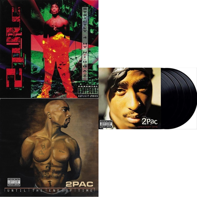 2Pac – Strictly 4 My N.I.G.G.A.Z. (2 LP) & Until The End Of Time(X) (4LP) & Greatest Hits