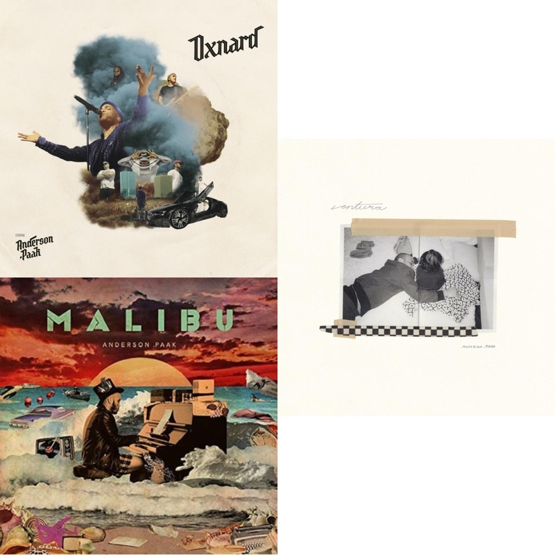 Anderson.Paak – Oxnard & Malibu (180G) & Ventura – LP Vinyl Bundle