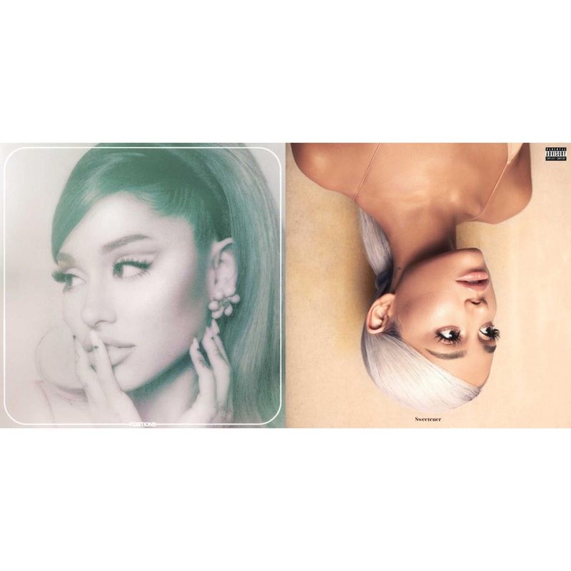 Ariana Grande – Positions (Coke Bottle Clear LP Vinyl) & Sweetener (X) (2LP)