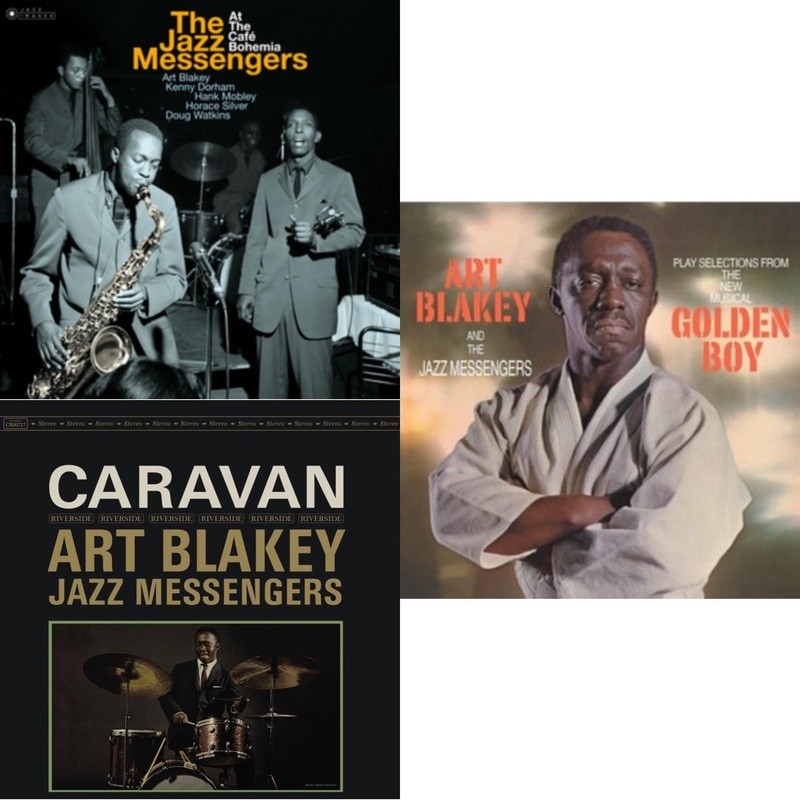 Art & The Jazz Messengers Blakey – Jazz Messengers At Caf Bohemia & Caravan (Original Jazz Classics Series) & Selections From Golden Boy – LP Vinyl Bundle