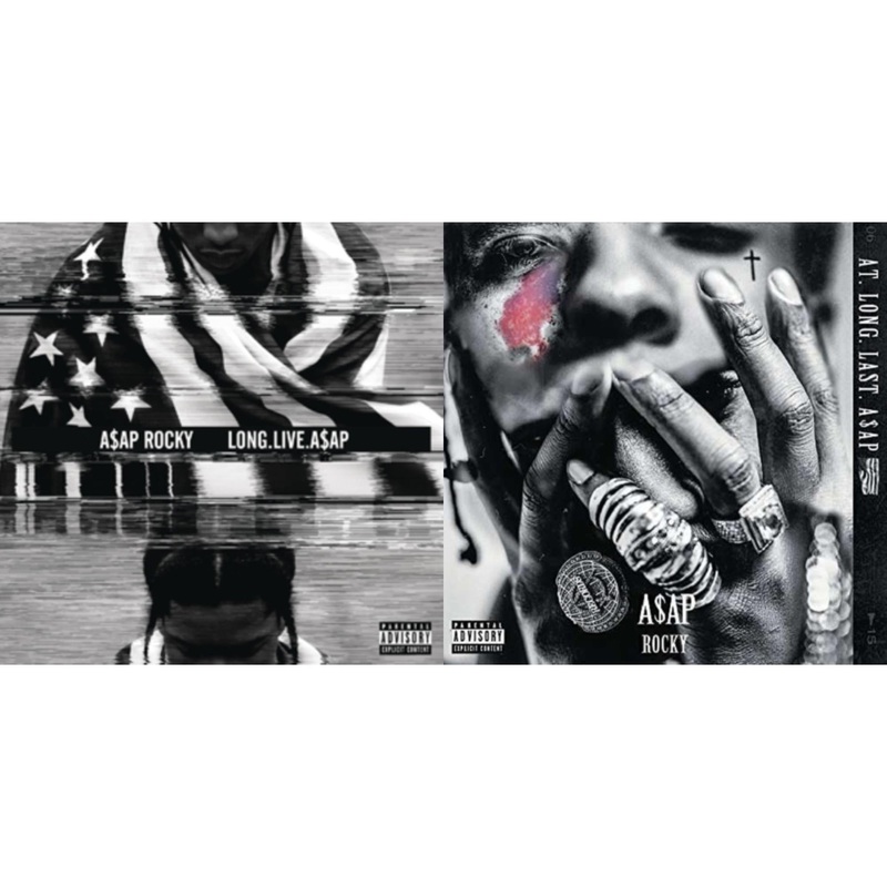 Asap Rocky – Long.Live.Asap (X) (2LP/Yellow/Orange Vinyl/Deluxe Edition) & At Long Last Asap (Pa/2LP/150G/Dl Card)