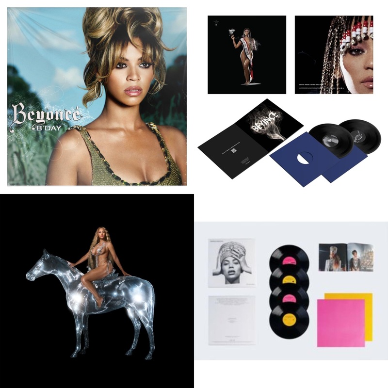 Beyonce – B’day (2LP/180G) & Cowboy Carter (X) (2LP/180G/Bead Face) & Renaissance (X) (180G/2LP) & Homecoming: The Live Album (4LP/Slipcase Jacket/Booklet)