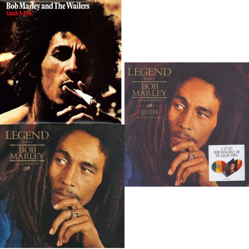 Bob & The Wailers Marley – Catch A Fire & Legend & Legend (30Th Anniversary) – LP Vinyl Bundle