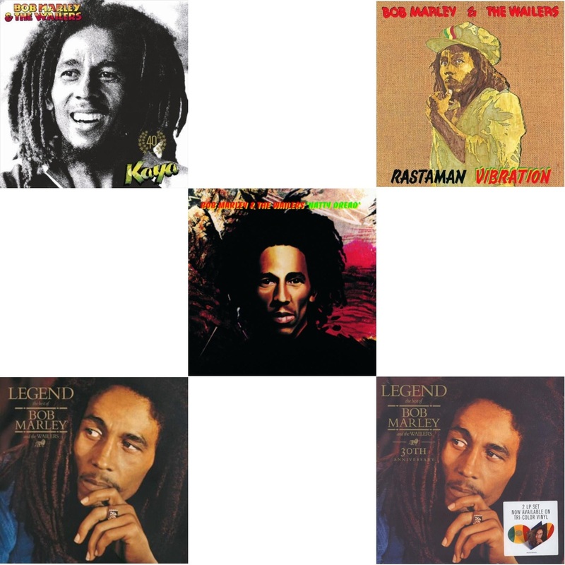 Bob & The Wailers Marley – Kaya 40 (2 LP) & Legend & Natty Dread (180G) & Rastaman Vibration & Legend (30Th Anniversary)
