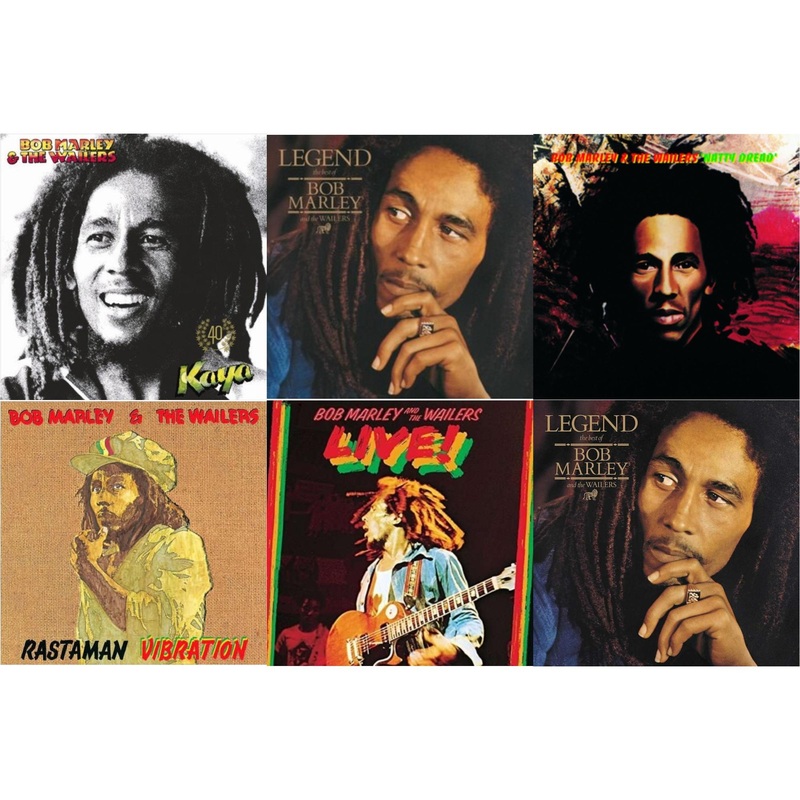 Bob & The Wailers Marley – Kaya 40 (2 LP) & Legend & Natty Dread (180G) & Rastaman Vibration & Live (180G) & Legend – The Best Of Bob Marley & The Wailers (2LP)