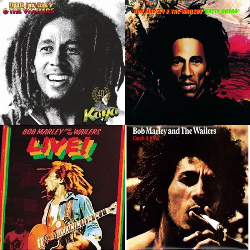 Bob & The Wailers Marley – Kaya 40 (2 LP) & Natty Dread (180G) & Live (180G) & Catch A Fire