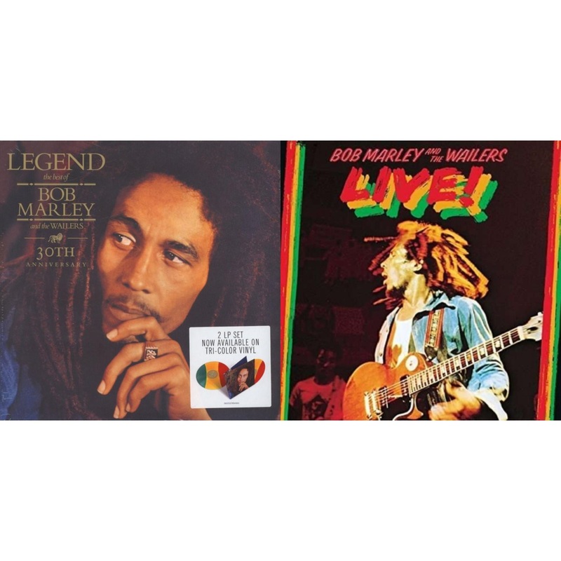 Bob & The Wailers Marley – Legend (30Th Anniversary) & Live (180G) – LP Vinyl Bundle