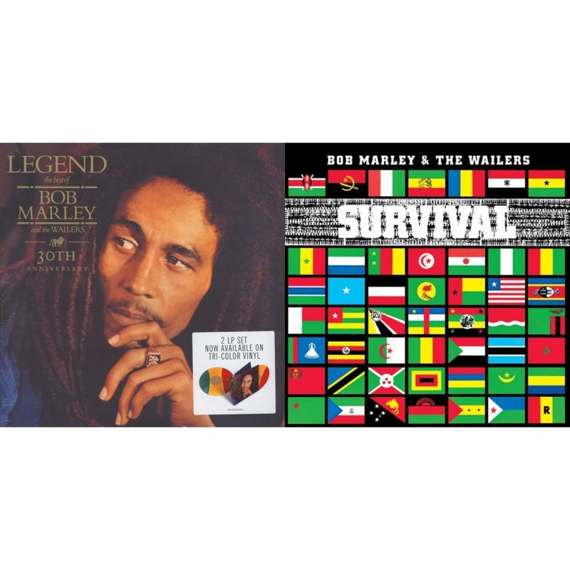 Bob & The Wailers Marley – Legend (30Th Anniversary) & Survival (180G) – LP Vinyl Bundle