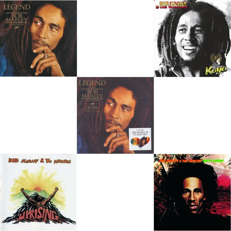 Bob & The Wailers Marley – Legend & Uprising & Legend (30Th Anniversary) & Kaya 40 (2 LP) & Natty Dread (180G)