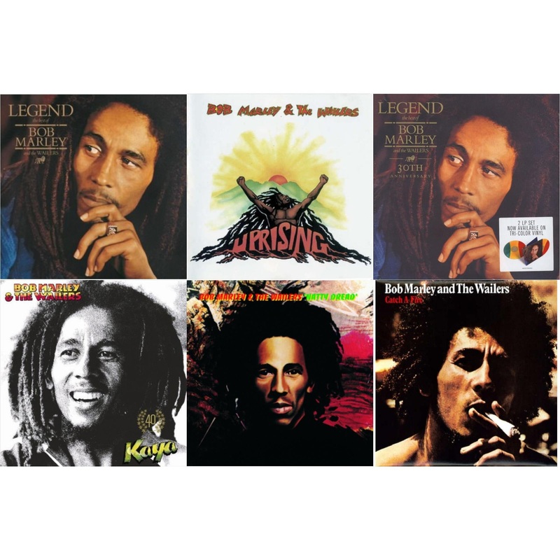 Bob & The Wailers Marley – Legend & Uprising & Legend (30Th Anniversary) & Kaya 40 (2 LP) & Natty Dread (180G) & Catch A Fire