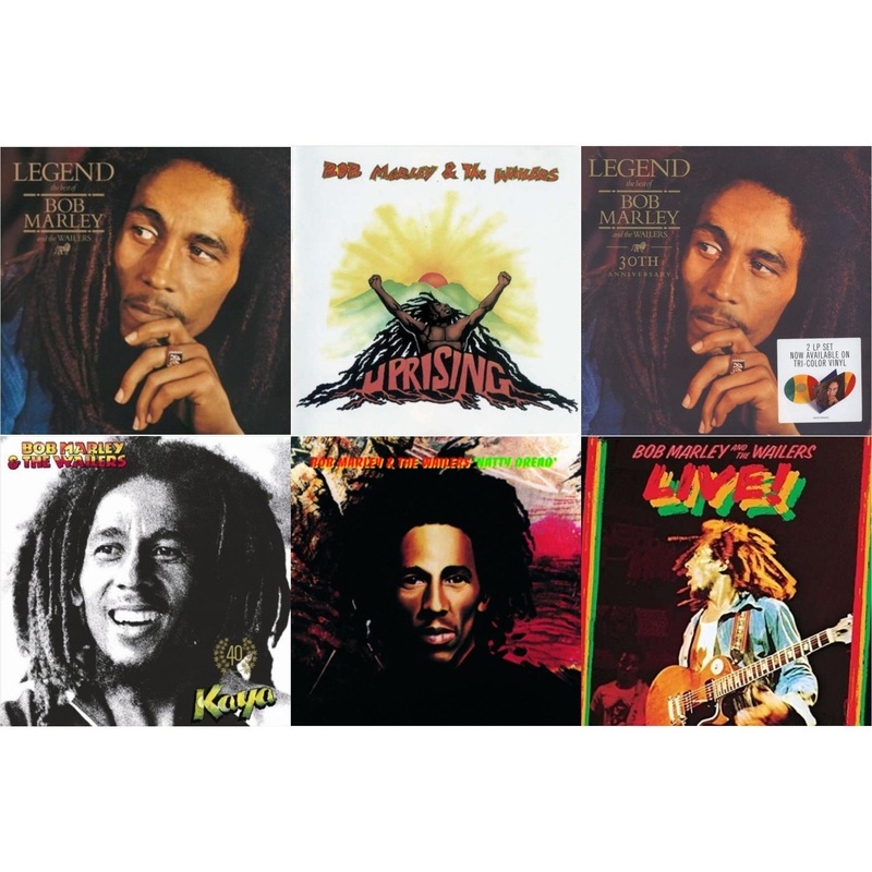 Bob & The Wailers Marley – Legend & Uprising & Legend (30Th Anniversary) & Kaya 40 (2 LP) & Natty Dread (180G) & Live (180G)