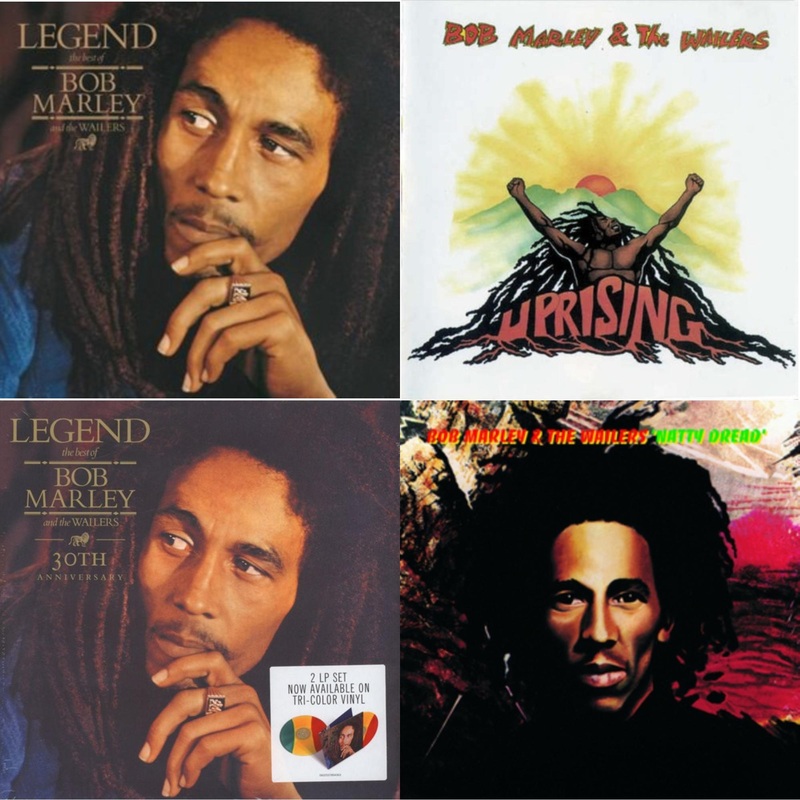 Bob & The Wailers Marley – Legend & Uprising & Legend (30Th Anniversary) & Natty Dread (180G) – LP Vinyl Bundle