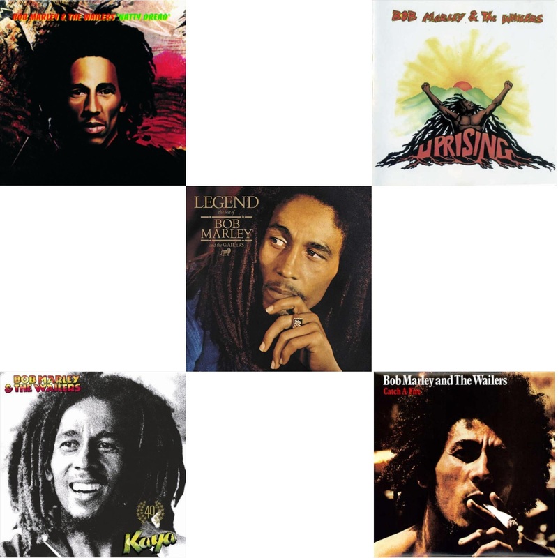 Bob & The Wailers Marley – Natty Dread (180G) & Kaya 40 (2 LP) & Legend – The Best Of Bob Marley & The Wailers (2LP) & Uprising & Catch A Fire