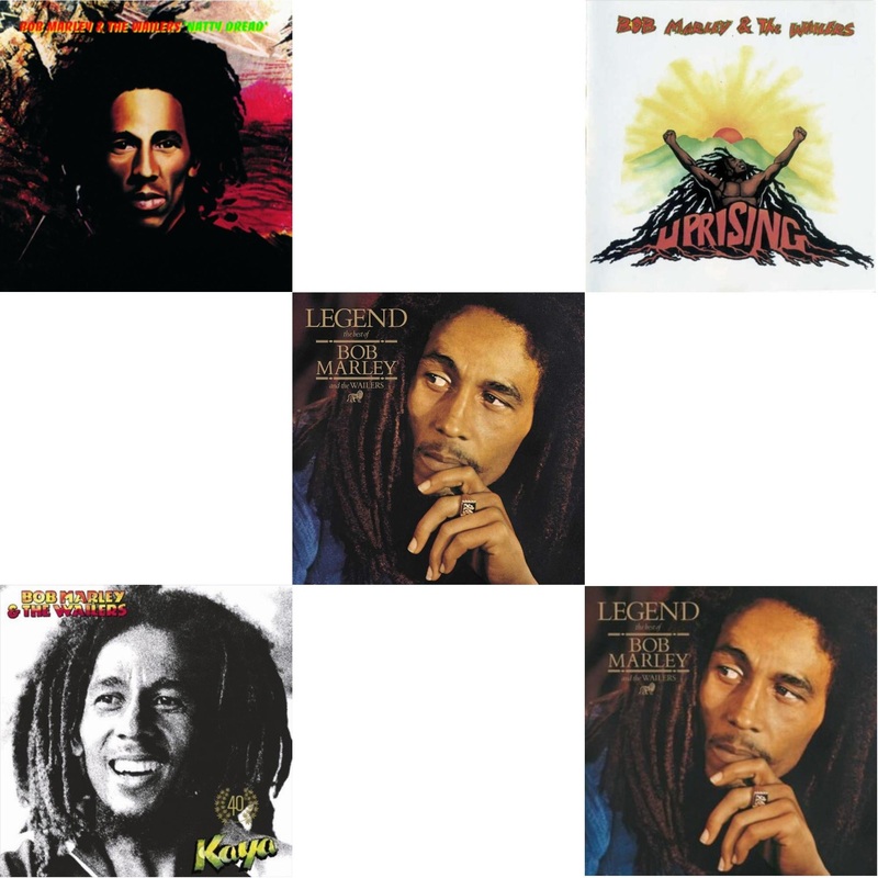 Bob & The Wailers Marley – Natty Dread (180G) & Kaya 40 (2 LP) & Legend – The Best Of Bob Marley & The Wailers (2LP) & Uprising & Legend
