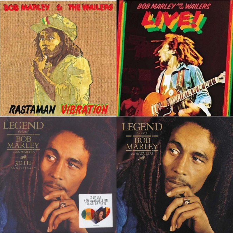 Bob & The Wailers Marley – Rastaman Vibration & Live (180G) & Legend (30Th Anniversary) & Legend – The Best Of Bob Marley & The Wailers (2LP)