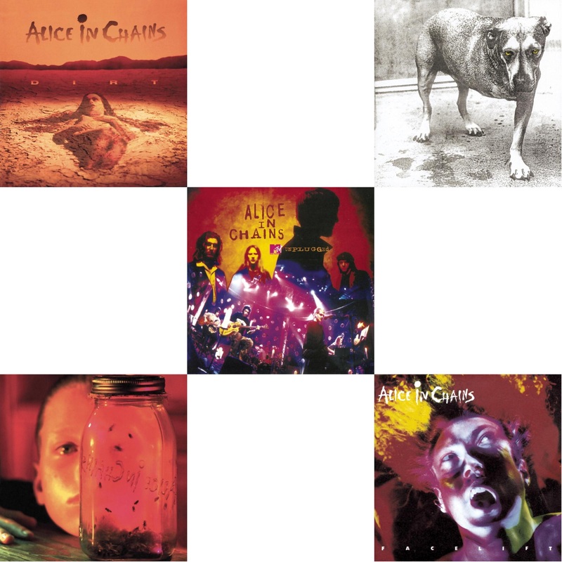 Alice In Chains – Dirt & Jar Of Flies & Unplugged & Alice In Chains & Facelift – CD Bundle