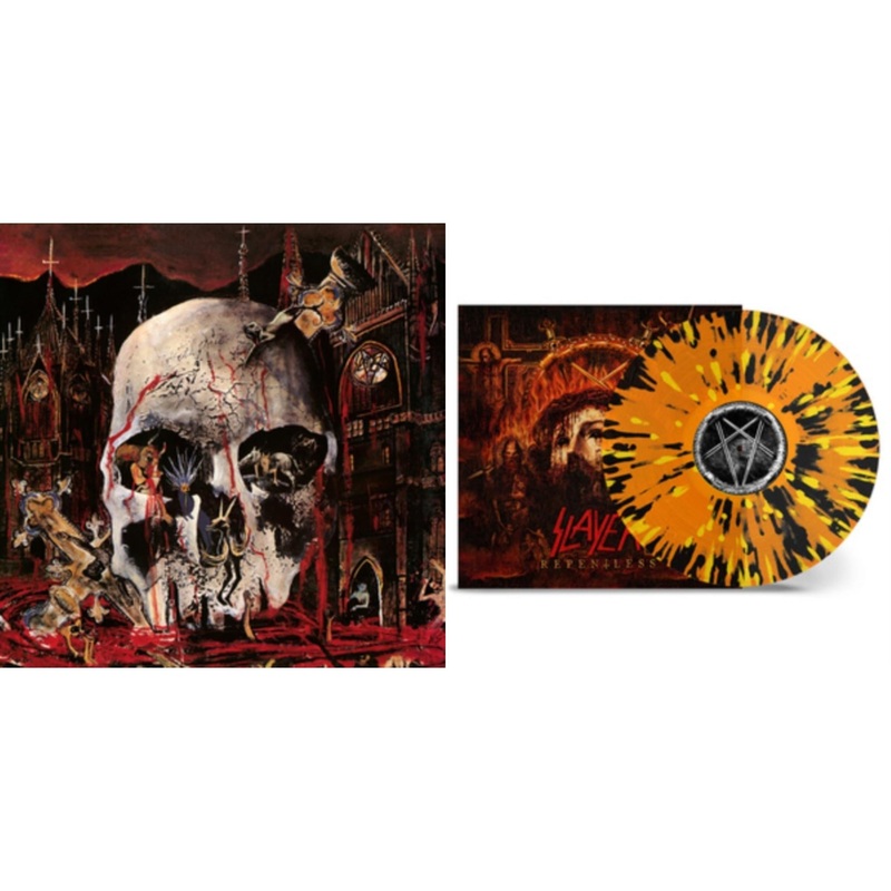 Slayer – South Of Heaven & Repentless (Trans Orange Yellow Black Splatter LP Vinyl)