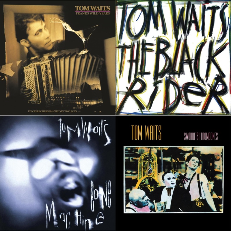 Tom Waits – Frank’s Wild Years (Remaster) & Black Rider (Remaster) & Bone Machine (Remaster) & Swordfishtrombones (Remaster) – LP Vinyl Bundle