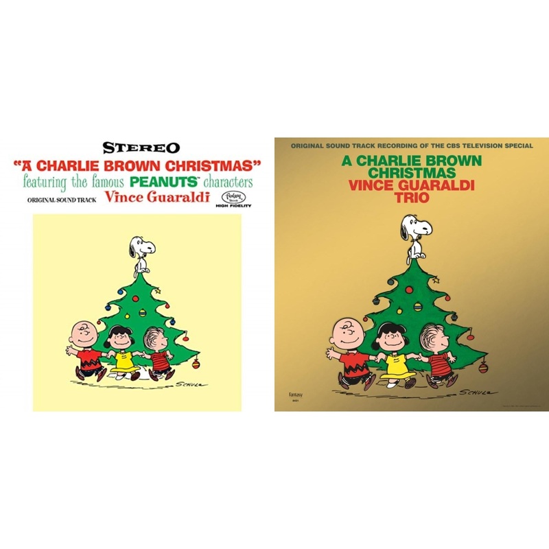 Vince Trio Guaraldi – Charlie Brown Christmas (180G) & Charlie Brown Christmas (2022 Gold Foil Edition) – LP Vinyl Bundle