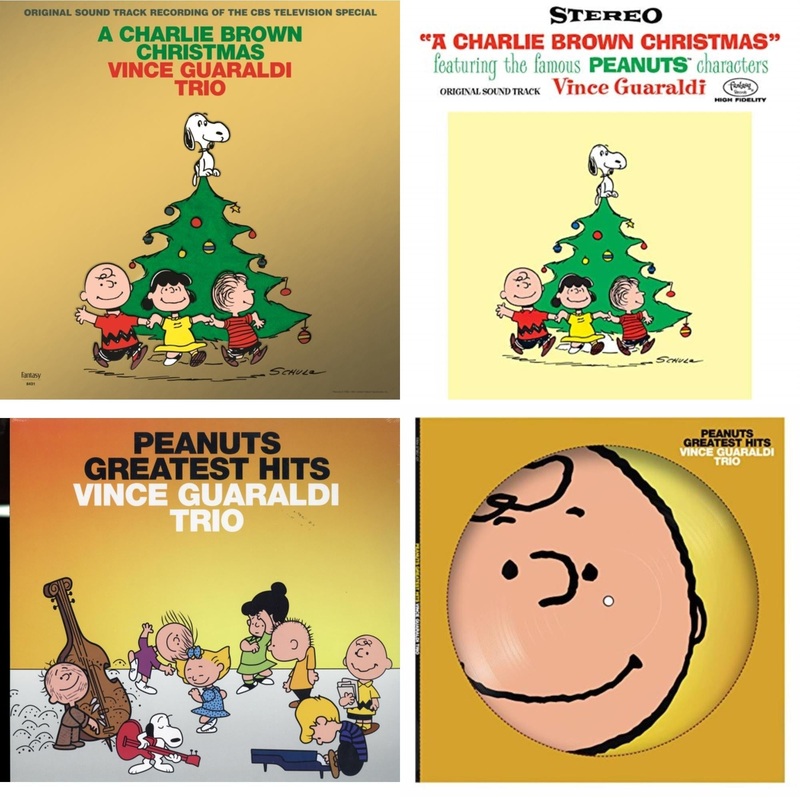 Vince Trio Guaraldi – Charlie Brown Christmas (2022 Gold Foil Edition) & Charlie Brown Christmas (180G) & Peanuts Greatest Hits & Peanuts Greatest Hits (Picdisc) – LP Vinyl Bundle