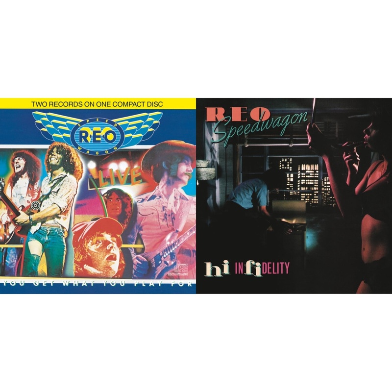 Reo Speedwagon – Live: You Get What You Play For & Hi Infidelity – CD Bundle