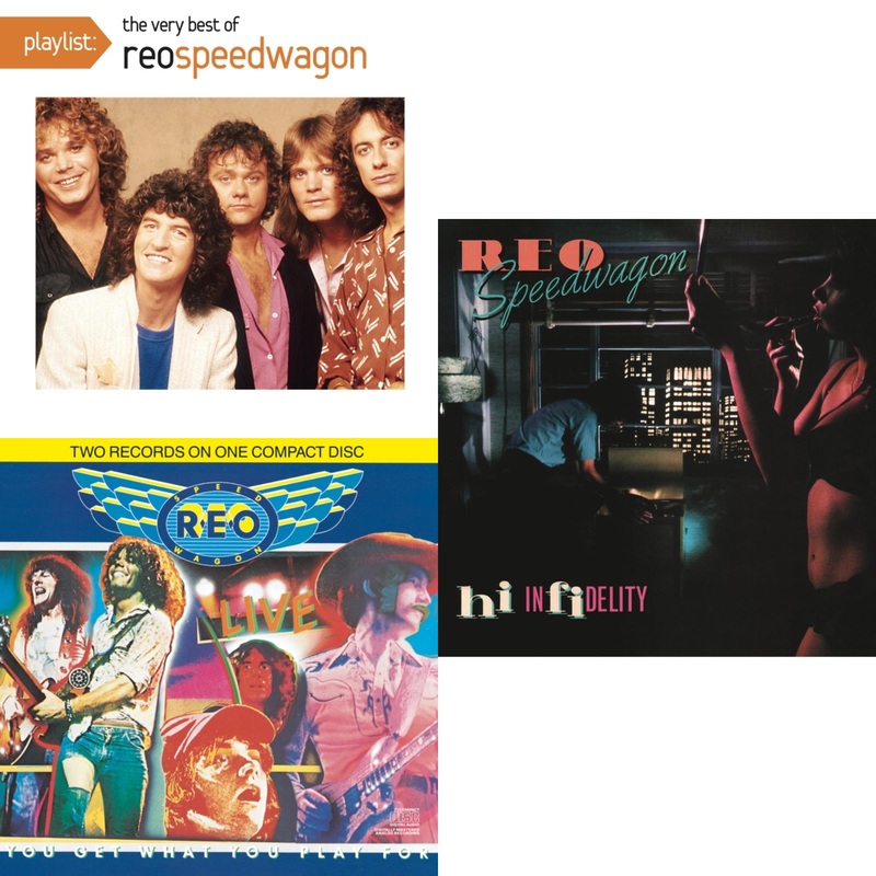 Reo Speedwagon – Playlist: Very Best Of Reo Speedwagon & Live: You Get What You Play For & Hi Infidelity – CD Bundle