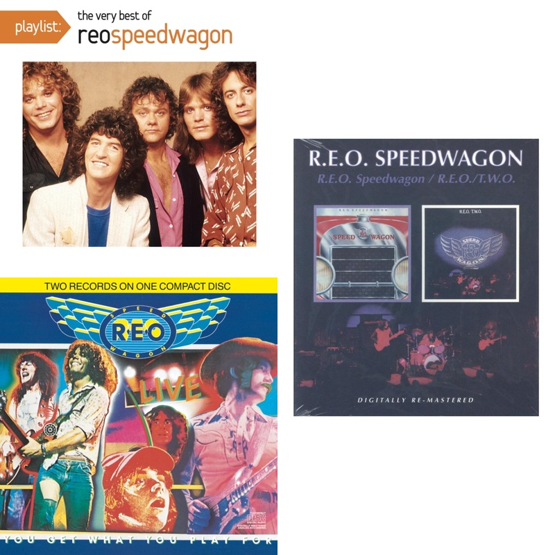 Reo Speedwagon – Playlist: Very Best Of Reo Speedwagon & Live: You Get What You Play For & Reo Speedwagon / Reo 2 (Remastered) – CD Bundle