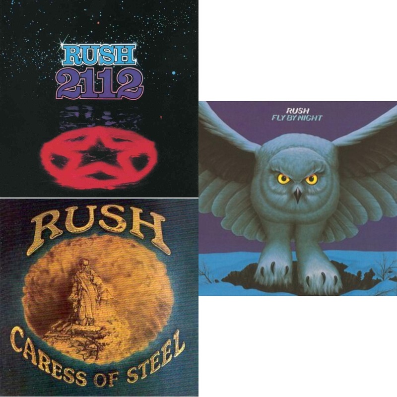 Rush – 2112 & Caress Of Steel & Fly By Night – CD Bundle