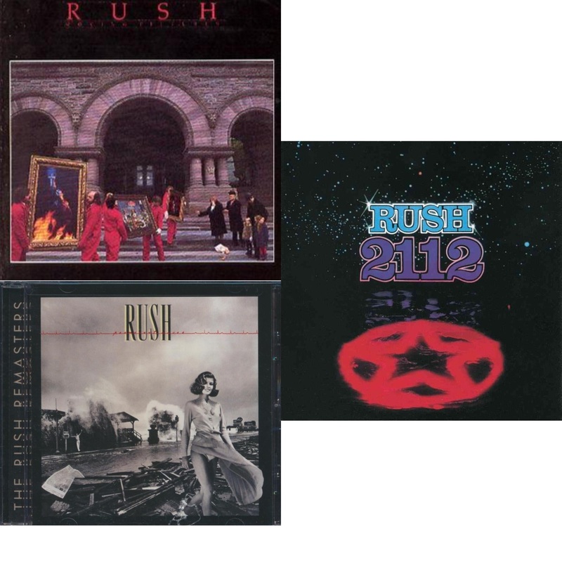 Rush – Moving Pictures (Remastered) & Permanent Waves & 2112 – CD Bundle