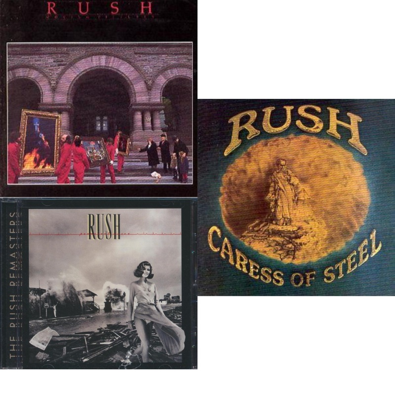 Rush – Moving Pictures (Remastered) & Permanent Waves & Caress Of Steel – CD Bundle