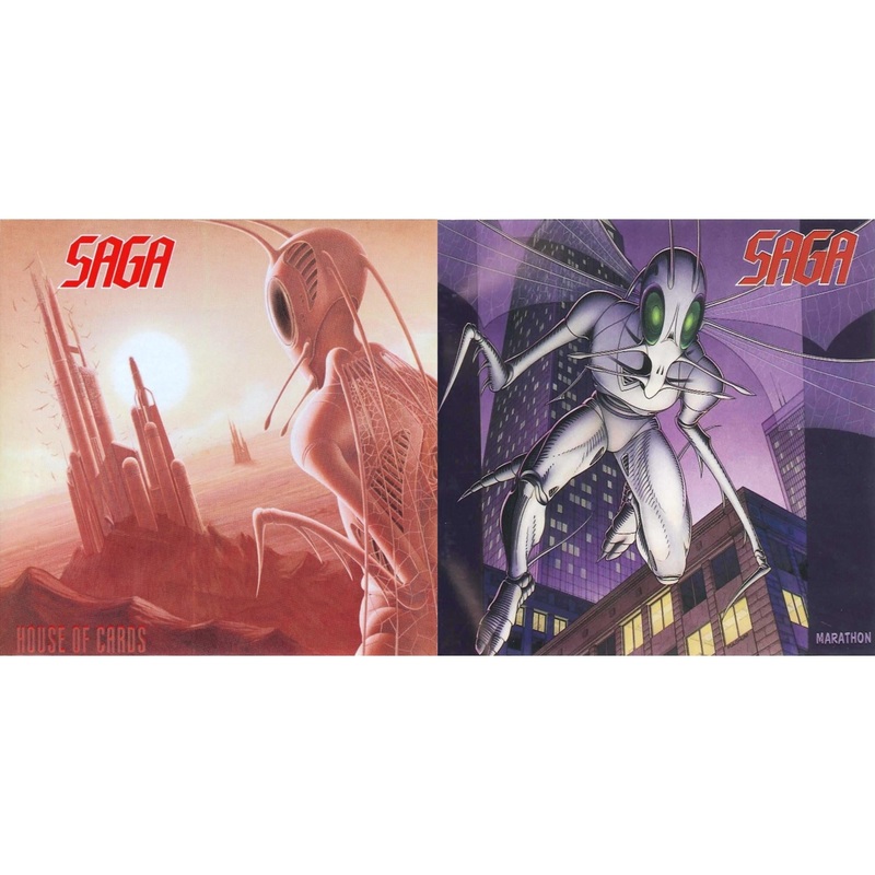 Saga – House Of Cards (2021 Reissue) & Marathon (2021 Reissue) – CD Bundle