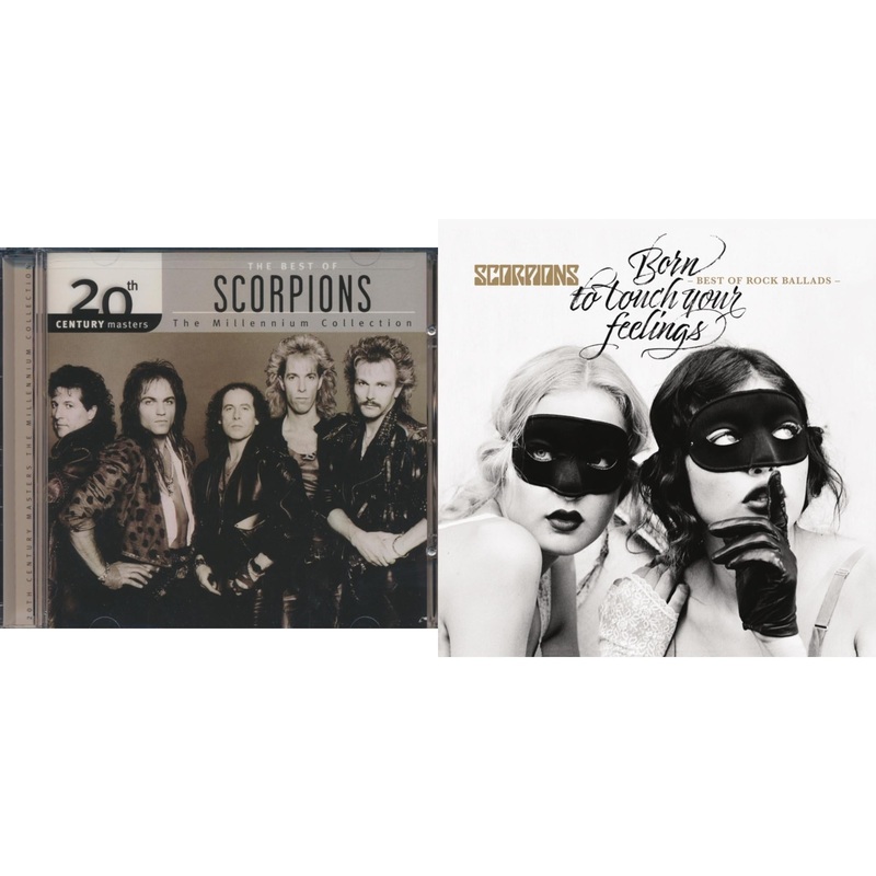 Scorpions – Millennium Collection: 20Th Century Masters & Born To Touch Your Feelings: Best Of Rock Ballads – CD Bundle