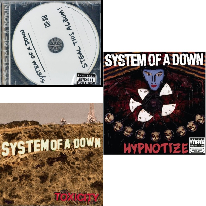 System Of A Down – Steal This Album & Toxicity & Hypnotize – CD Bundle
