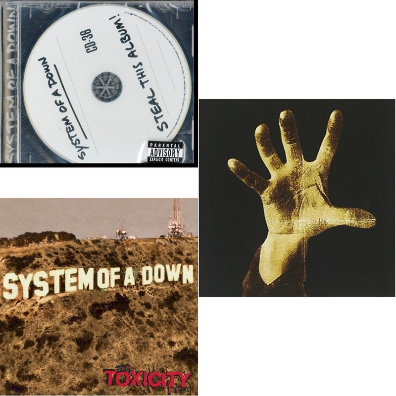 System Of A Down – Steal This Album & Toxicity & System Of A Down – CD Bundle