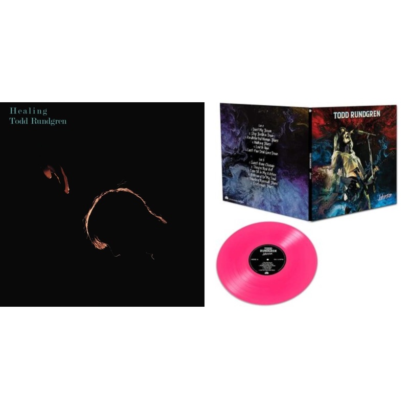 Todd Rundgren – Healing (Clear LP Vinyl/Translucent Blue 7Inch) & Johnson (Pink LP Vinyl)