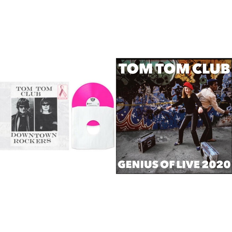 Tom Tom Club – Downtown Rockers (Pink LP Vinyl) (Ten Bands One Cause) & Genius Of Live 2020 (Yellow LP Vinyl)