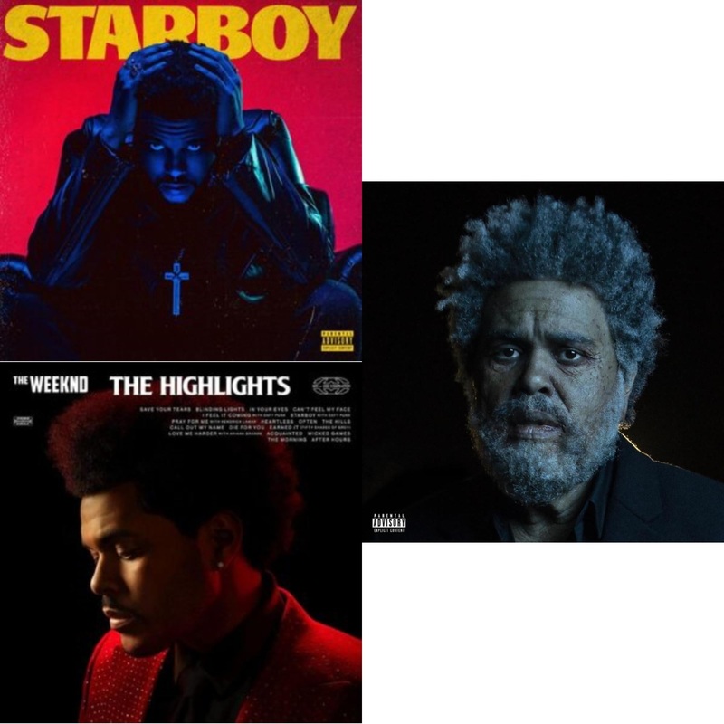 Weeknd – Starboy (2LP/Translucent Red Vinyl/Gatefold) & Highlights (2LP) & Dawn Fm (X) (2LP)