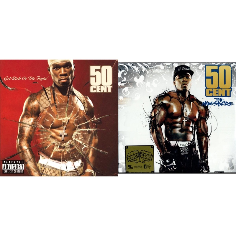 50 Cent – Get Rich Or Die Tryin & Massacre (2LP)