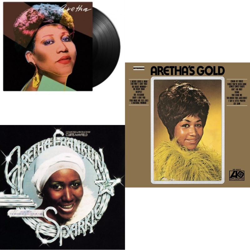 Aretha Franklin – Aretha (180G) & Sparkle (Crystal Clear LP Vinyl) (Syeor) & Aretha’s Gold