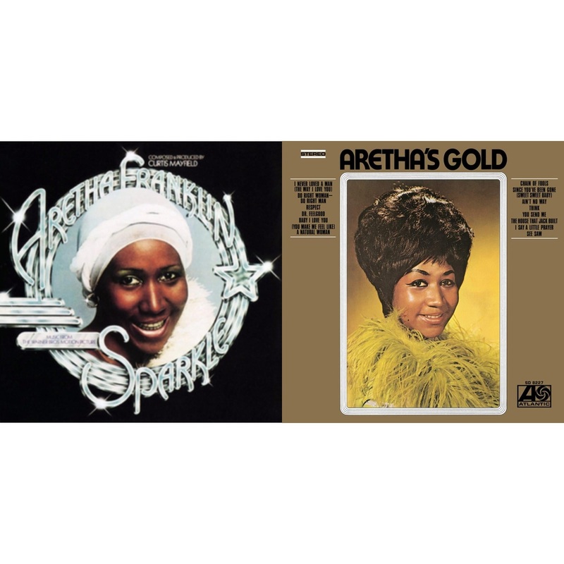 Aretha Franklin – Sparkle (Crystal Clear LP Vinyl) (Syeor) & Aretha’s Gold
