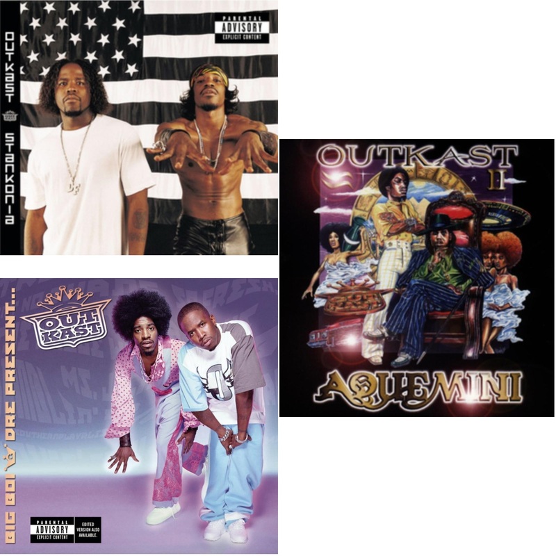 Outkast – Stankonia & Big Boi & Dre Present Outkast (Explicit) & Aquemini – CD Bundle