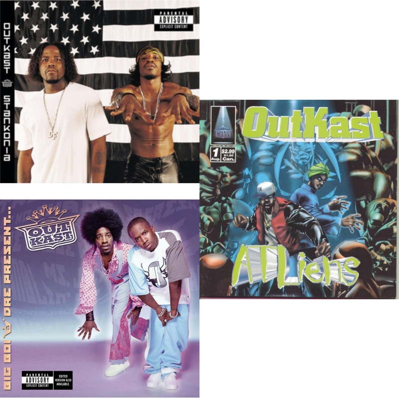 Outkast – Stankonia & Big Boi & Dre Present Outkast (Explicit) & Atliens – CD Bundle
