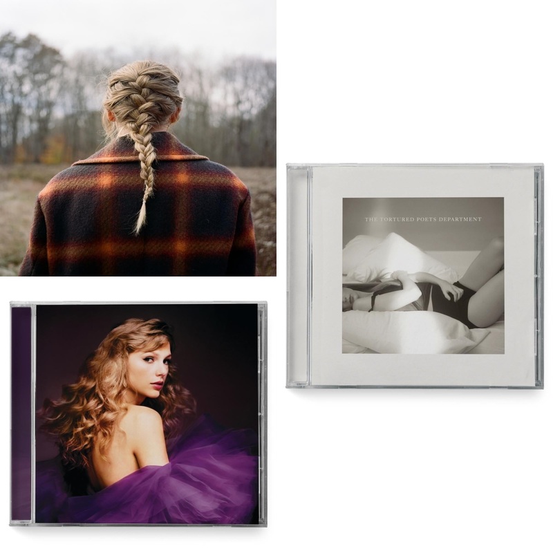 Taylor Swift – Evermore (X) & Speak Now (Taylor’s Version) (2CD) & Tortured Poets Department(X) (Manuscript- Bonus Track)